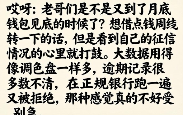 2026年必下口子，详尽说明五个无视逾期大数据花户黑户平台