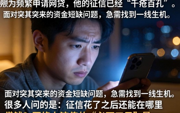 花了能下款的口子，整理5个征信花了可以借钱的网贷软件