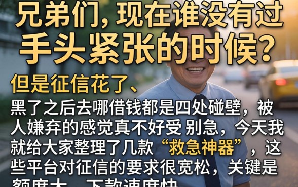 征信黑能下款的口子，精选5个花户3000秒下款app