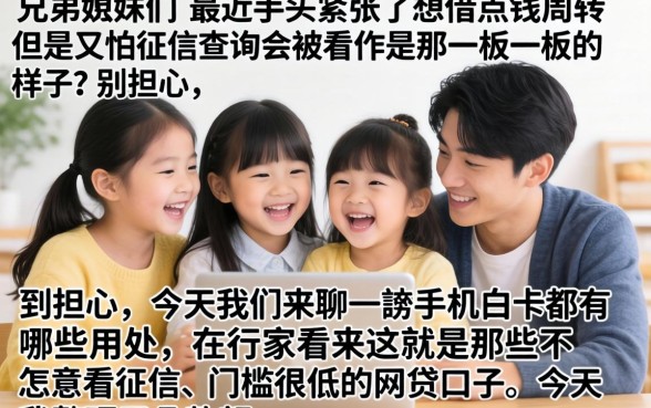 手机白卡有什么用，详尽说明五个必下的小额贷款软件