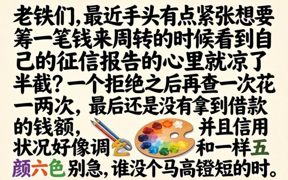 征信花了怎么办借钱，罗列5个不看征信小额借钱的口子
