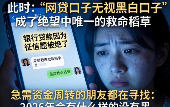 网贷口子无视黑白口子，梳理五个无视网黑征信黑3万贷款