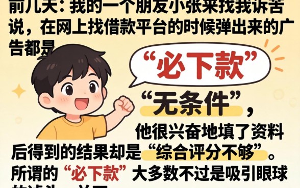 申请必下款口子有哪些，梳理5个门槛低易下款平台