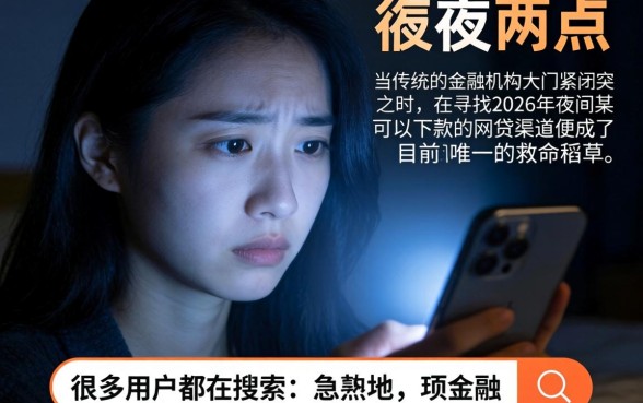 2026夜间网贷能下款的口子，热忱推荐五个不上征信报告的贷款口子