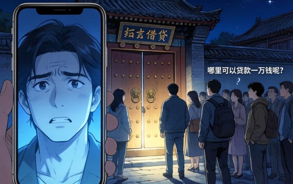 哪里能贷款1万元呢，深入剖析5个高炮双黑逾期必下款app