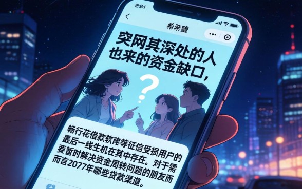 像畅行花的借款软件，陈列五个无视黑白下款8000左右的口子