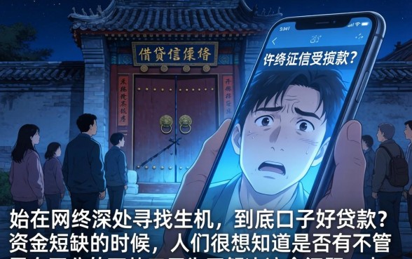 那个口子容易下款，枚举5个黑户也能借款的平台