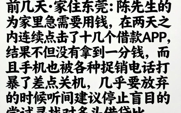 申请过多网贷都被拒，枚举5个急用钱无视一切必下款的口子