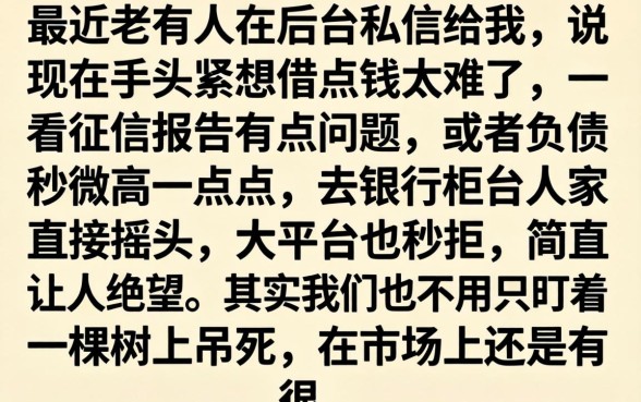 能下几万的网贷口子，理出五个无视负债快速下款长期网贷的平台