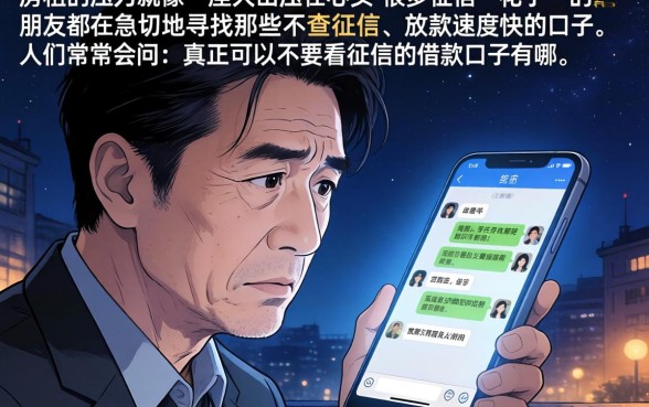 好下款不看征信的口子，陈列五个芝麻信用可以借钱的平台