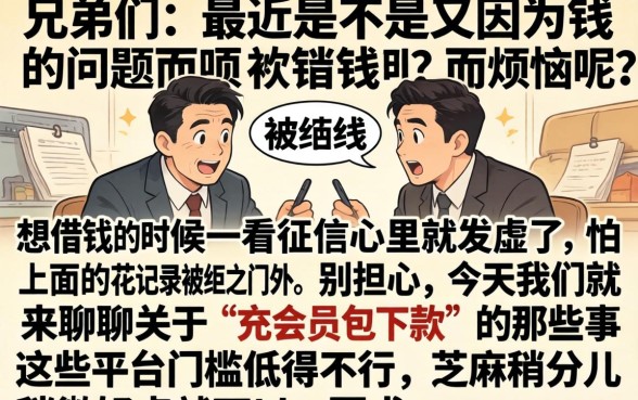 充会员包下款的口子，罗列5个芝麻信用600贷款平台