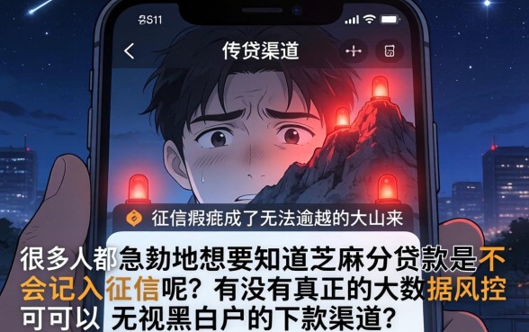 芝麻分贷款上征信么，诚意推荐5个黑户可以做大额贷款app