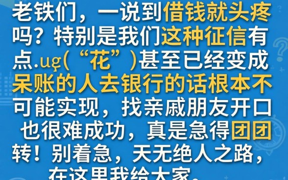 呆账贷款下款的口子，概括5个黑户成功获取大额贷款的软件