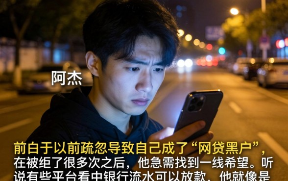 网贷黑户在线申请，详细阐述5个看银行流水的网贷软件