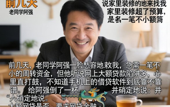 大额贷款网贷靠谱吗，枚举五个手机上可以借钱的软件