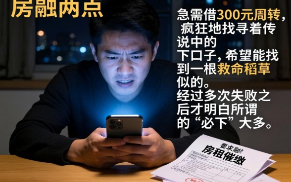 借300必下的口子，归集五个看银行流水的网贷口子
