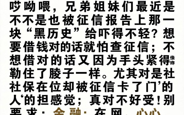 黑户社保能借钱吗，详细阐述五个不看负债的长期网贷平台