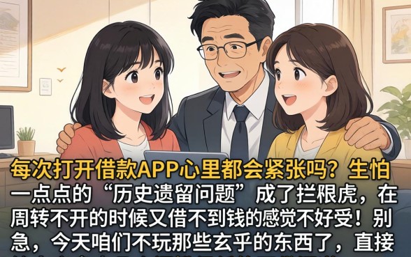 网黑烂户必下的口子，归纳5个真正无视风控黑白的网贷软件