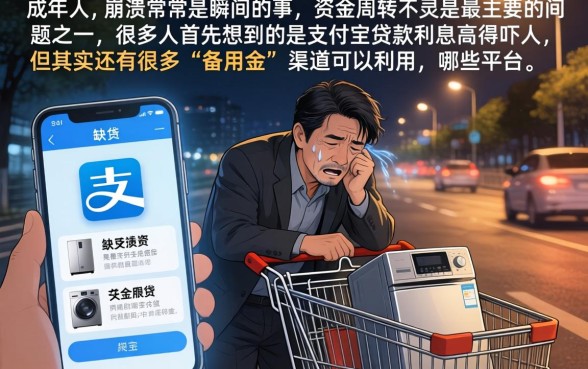 支付宝 贷款利息，罗列5个必下的小额贷款平台