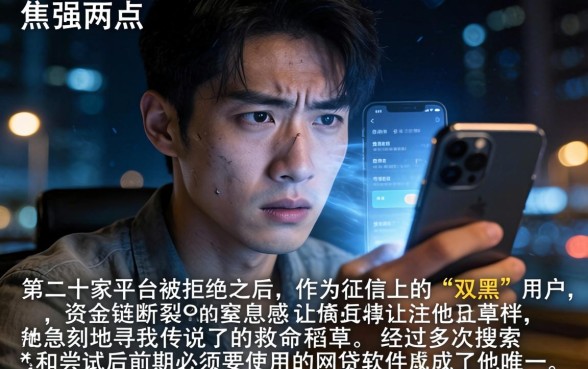 前期必下的网贷软件，汇整5个双黑烂户风控能下款5000口子