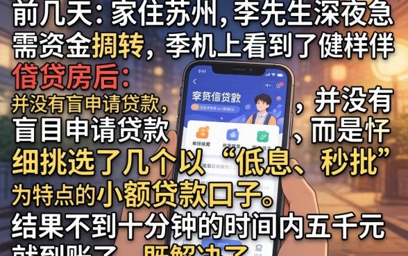 小额贷款利息最少的，归纳5个5000块贷款秒下平台