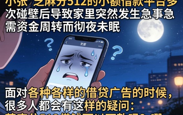 芝麻分512借钱，归纳五个极速审核的网贷平台