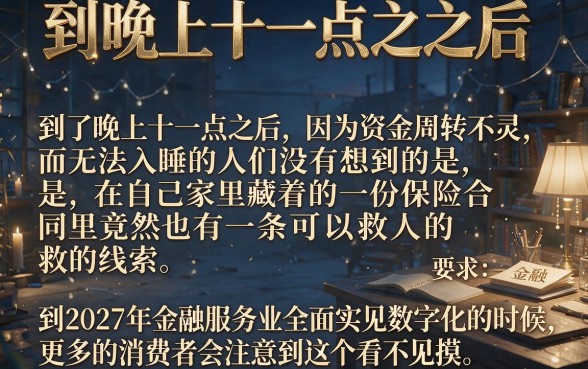 可以用保单借款的口子，枚举5个简单容易贷款app
