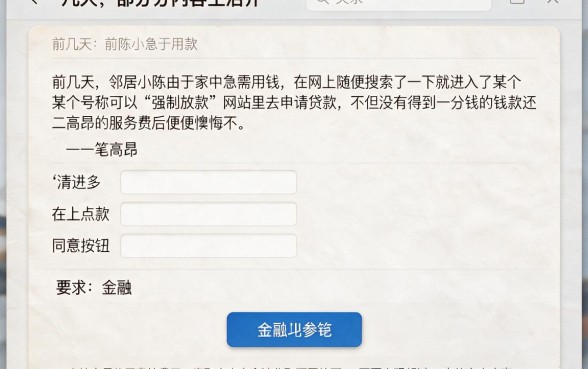 直接下款网贷平台会收取高额手续费吗，理出五个1000至5000的小额贷款软件