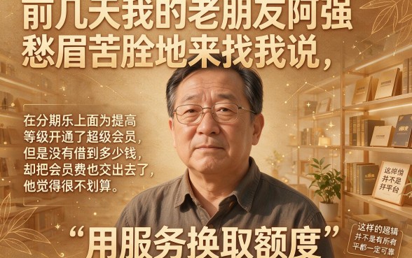 分期乐开超级会员划算不，热忱推荐五个公积金借钱口子