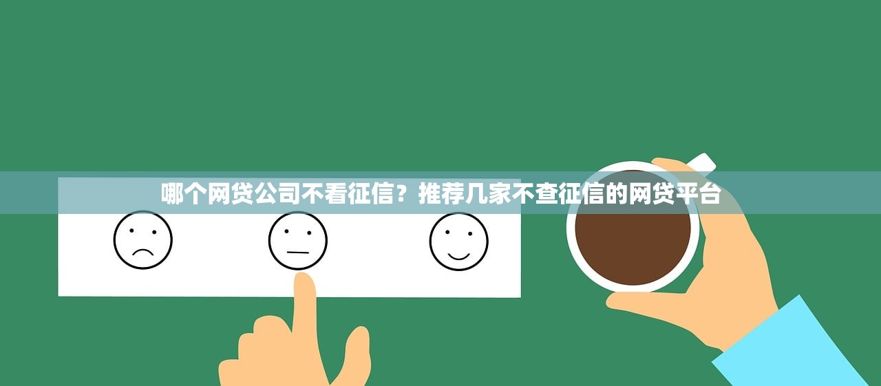 哪个网贷公司不看征信？推荐几家不查征信的网贷平台