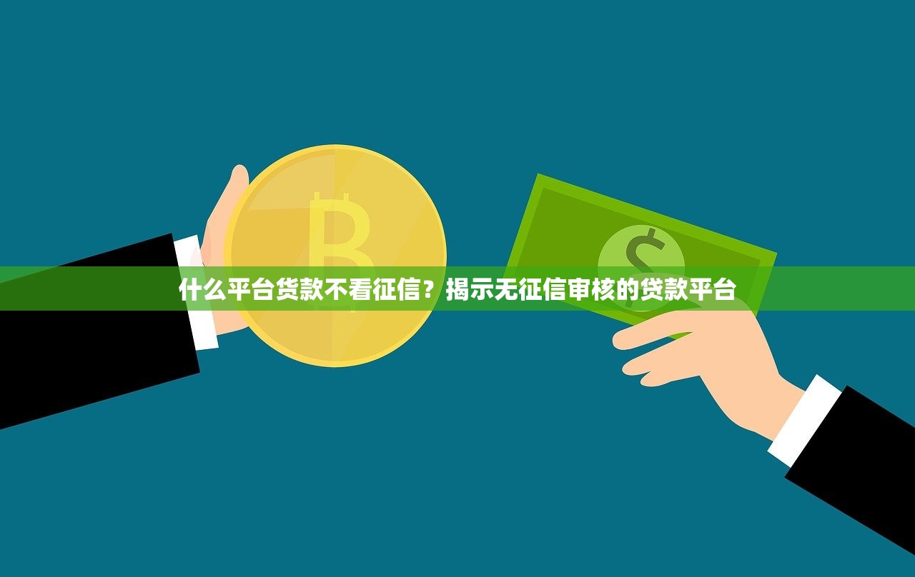 什么平台货款不看征信？揭示无征信审核的贷款平台