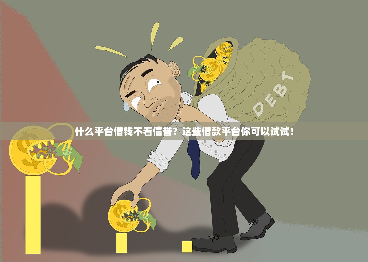 什么平台借钱不看信誉？这些借款平台你可以试试！