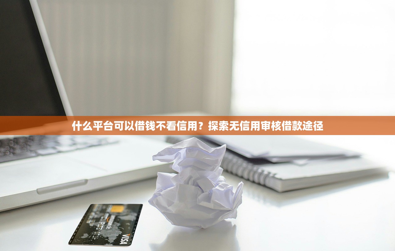 什么平台可以借钱不看信用？探索无信用审核借款途径