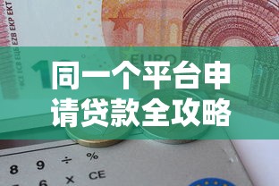 同一个平台申请贷款全攻略：省时省力避坑指南