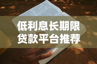 低利息长期限贷款平台推荐及申请攻略