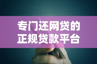 专门还网贷的正规贷款平台推荐指南