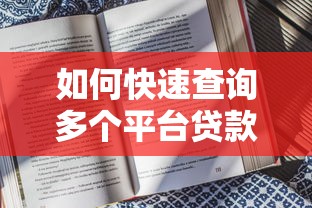 如何快速查询多个平台贷款欠款？教你3步理清负债