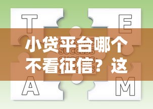 小贷平台哪个不看征信？这些渠道或许能解决你的难题