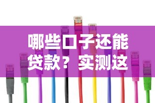 哪些口子还能贷款？实测这5个平台申请容易过