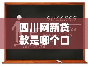四川网新贷款是哪个口子？靠谱吗？如何申请？