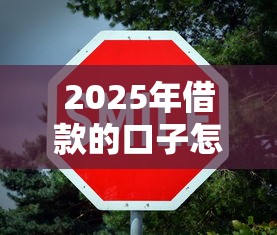 2025年借款的口子怎么找？这些新变化得知道！
