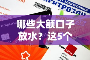 哪些大额口子放水？这5个渠道额度高到账快