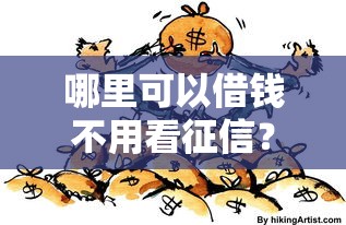 哪里可以借钱不用看征信？高利贷也行？这些渠道你必须了解