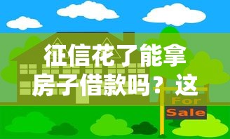 征信花了能拿房子借款吗？这3招有戏！