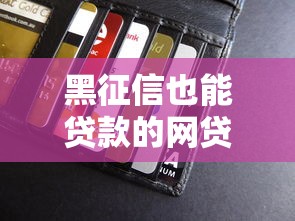 黑征信也能贷款的网贷马上钱包，征信花也能快速下款的方法在这！