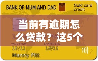 当前有逾期怎么贷款？这5个方法助你顺利申请资金