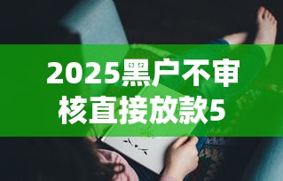 靠谱高炮口子有哪些？这几个审核松、放款快的老平台实测