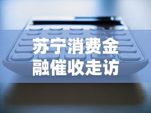 苏宁消费金融催收走访真相解析