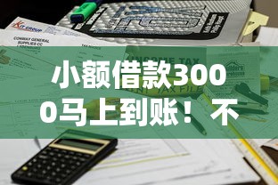 小额借款3000马上到账！不看征信18岁也能申请的平台实测