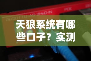 天狼系统有哪些口子？实测5个靠谱渠道分享
